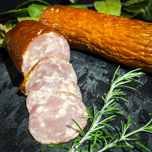 Saucisson à l'ail fumé